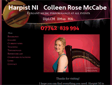 Tablet Screenshot of harpistni.com